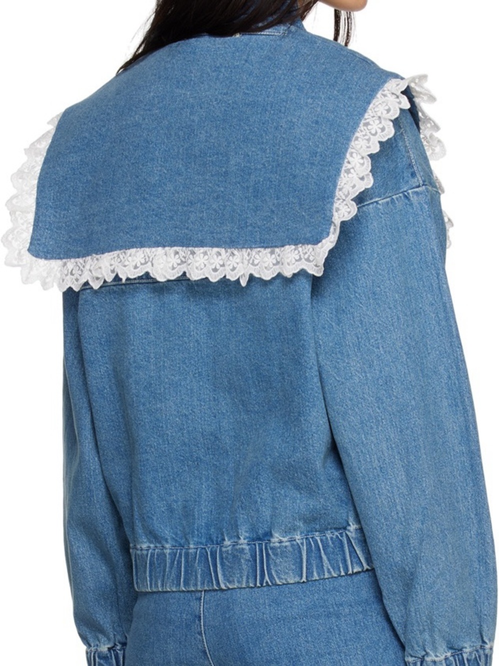Shushu/Tong rare Sailor Jacket in denim - Picture 4 of 8